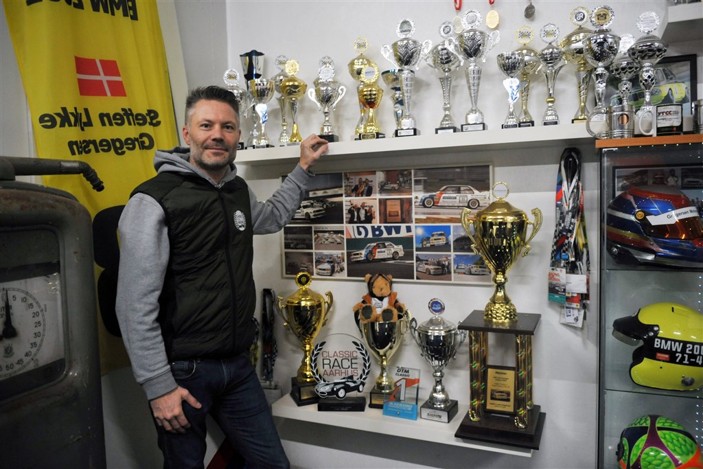 Steffen Lykke Gregersen var for godt ti år siden til sit første historiske motorløb. Det har været med til at skabe ideen om Classic Race Viborg.
(Foto: Classic Race Viborg)